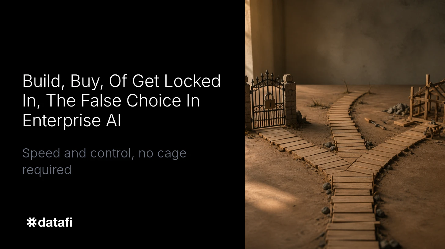 Build, Buy, Of Get Locked In, The False Choice In Enterprise AI