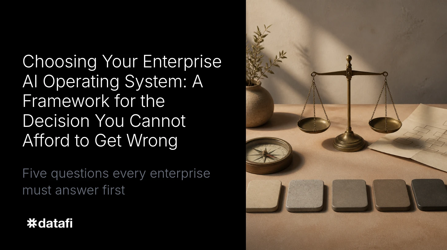 Choosing Your Enterprise AI Operating System: A Framework for the Decision You Cannot Afford to Get Wrong