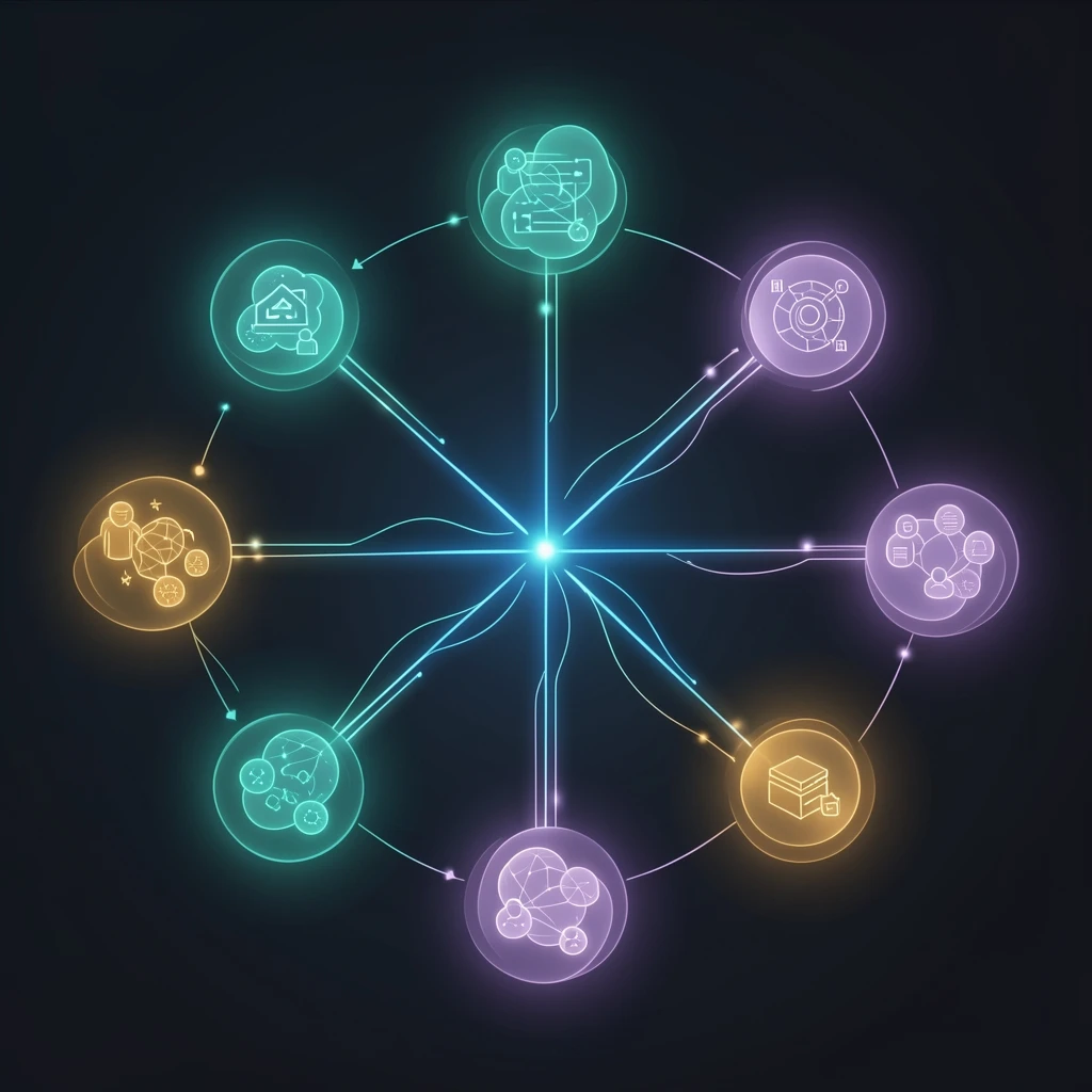 Datafi AI agents across enterprise operations and workflows