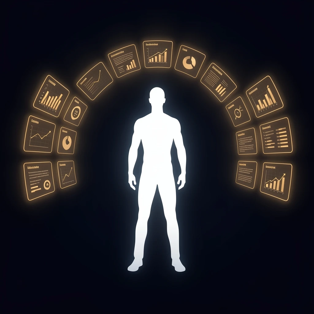 Executive walking into a meeting fully prepared with AI-generated
intelligence