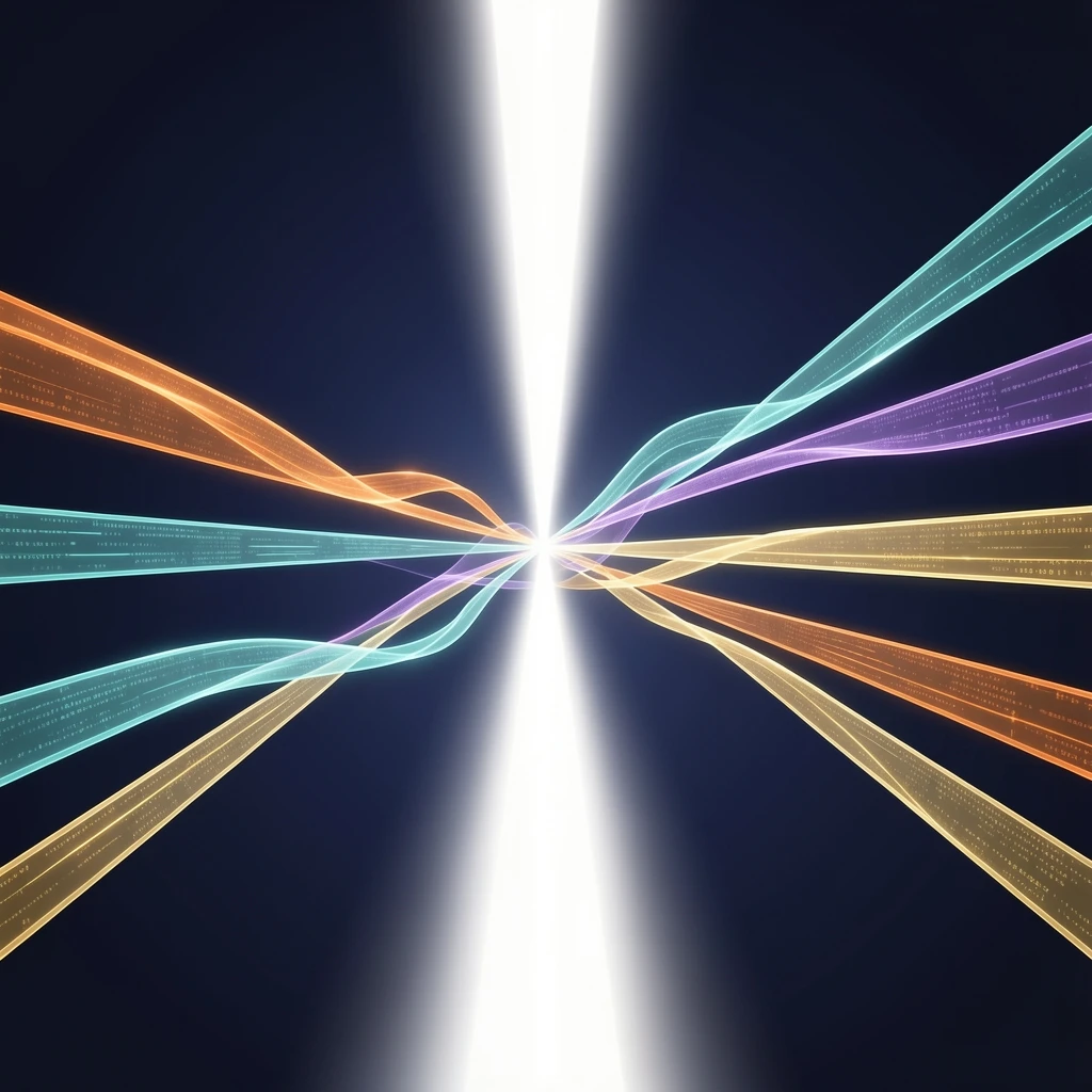 A visual representation of interconnected food and beverage supply chain data flows