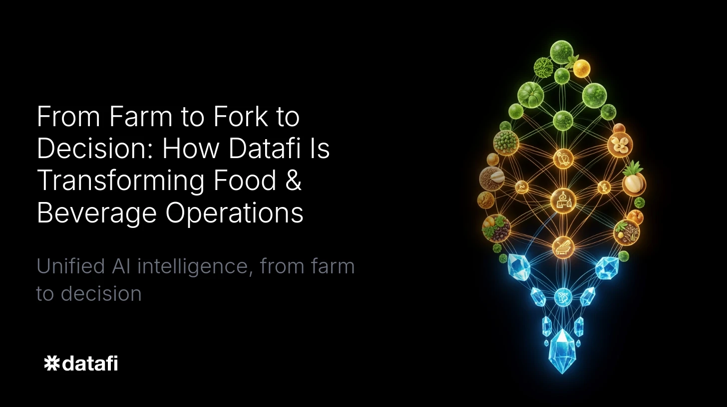 From Farm to Fork to Decision: How Datafi Is Transforming Food & Beverage Operations