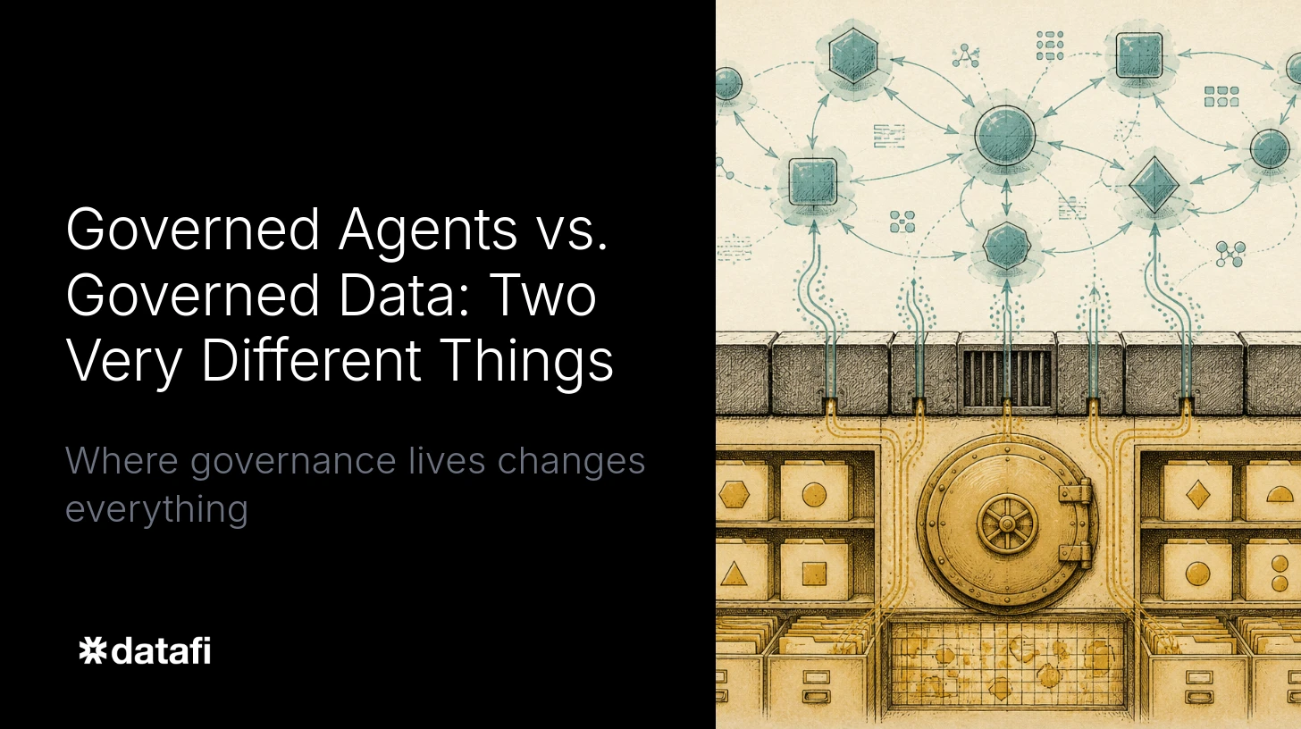 Governed Agents vs. Governed Data: Two Very Different Things