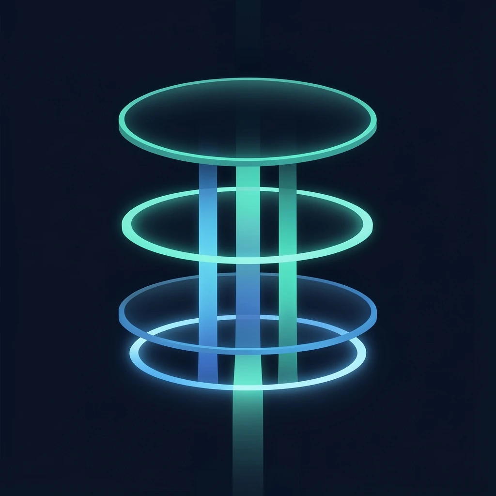 Diagram of a vertically integrated AI and data architecture with unified governance layers