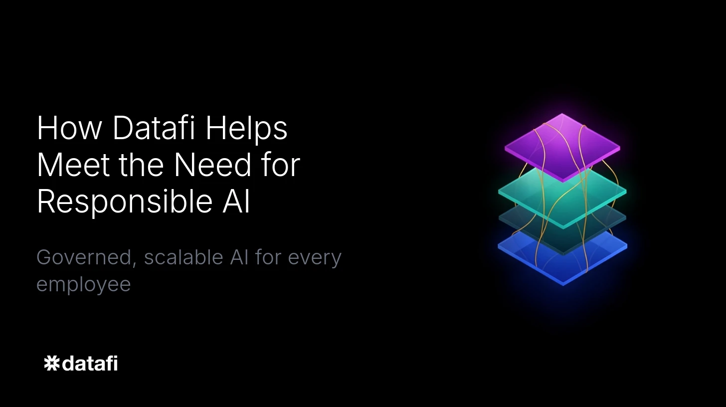 How Datafi Helps Meet the Need for Responsible AI