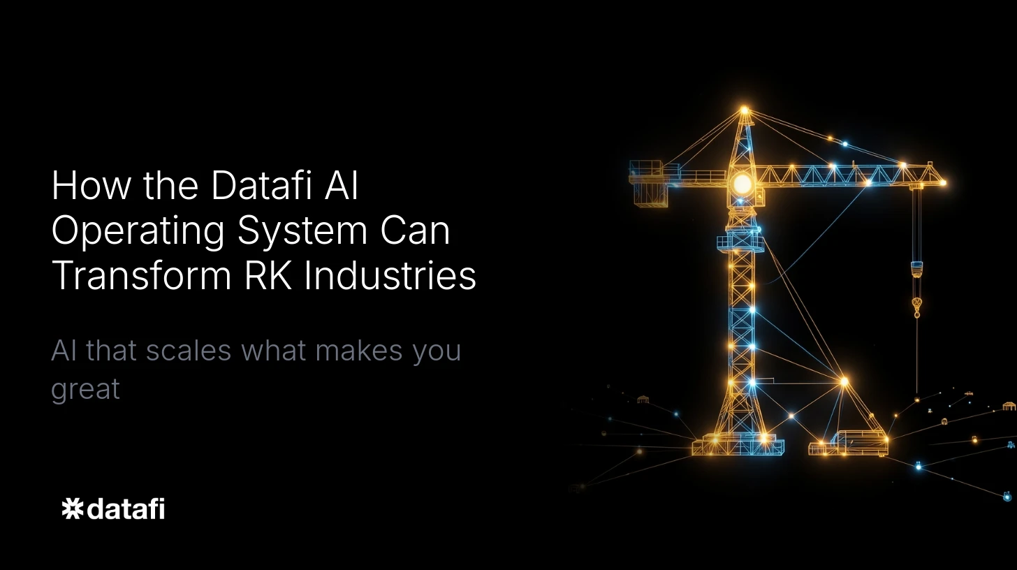 How the Datafi AI Operating System Can Transform RK Industries