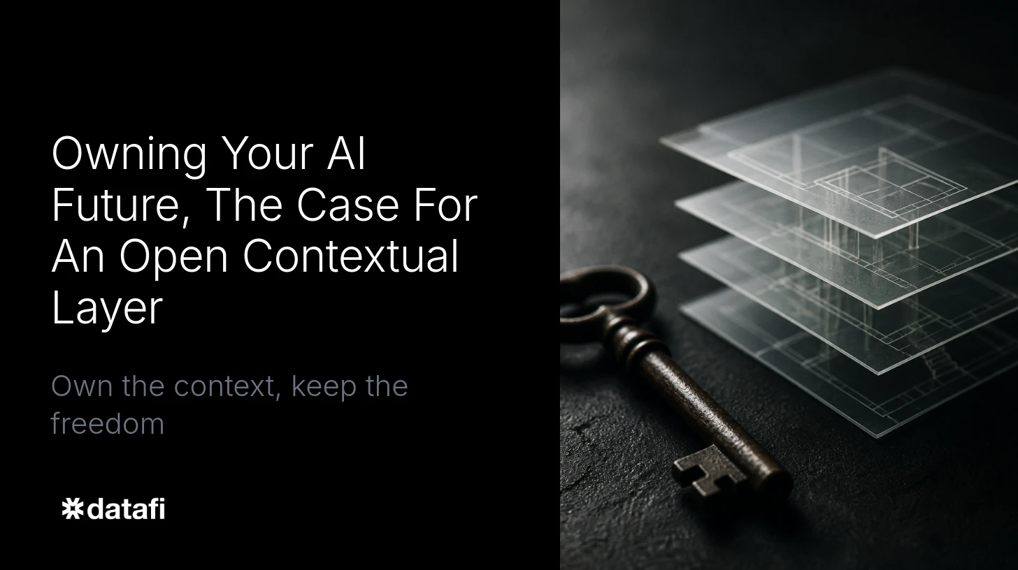Owning Your AI Future, The Case For An Open Contextual Layer