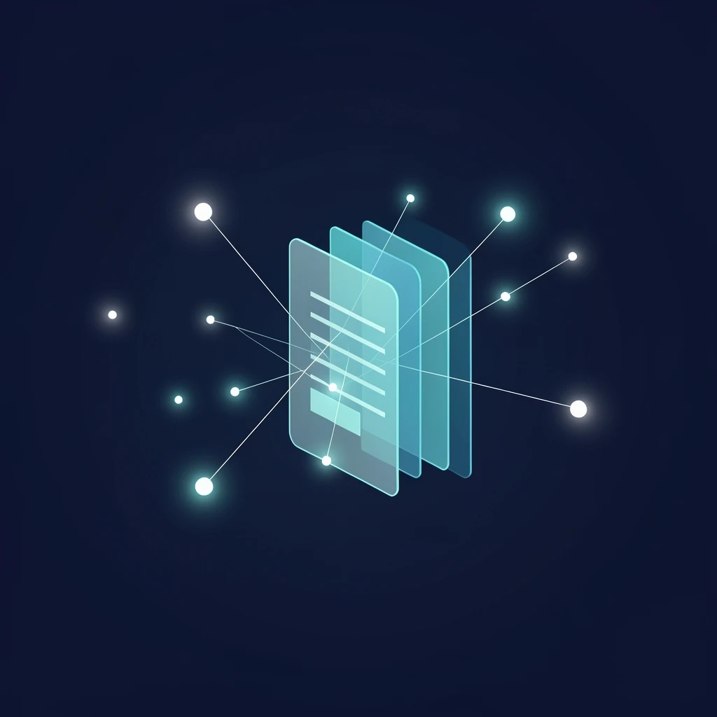 An abstract representation of AI-assisted signal assessment and regulatory
documentation generation in a governed
environment