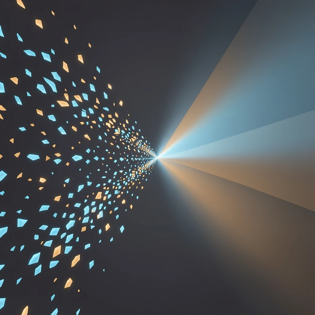 Fragmented healthcare data sources converging into a unified AI
workflow