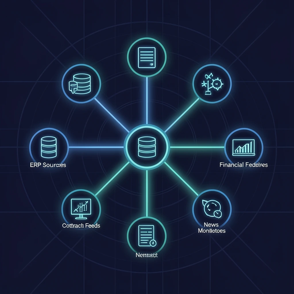 Unified supplier data ecosystem connecting internal and external risk signals