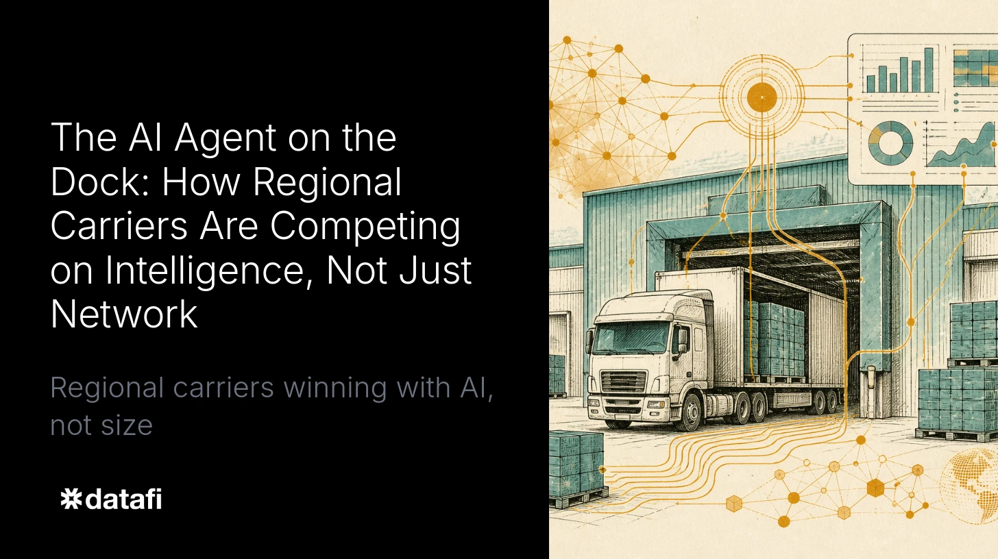 The AI Agent on the Dock: How Regional Carriers Are Competing on Intelligence, Not Just Network