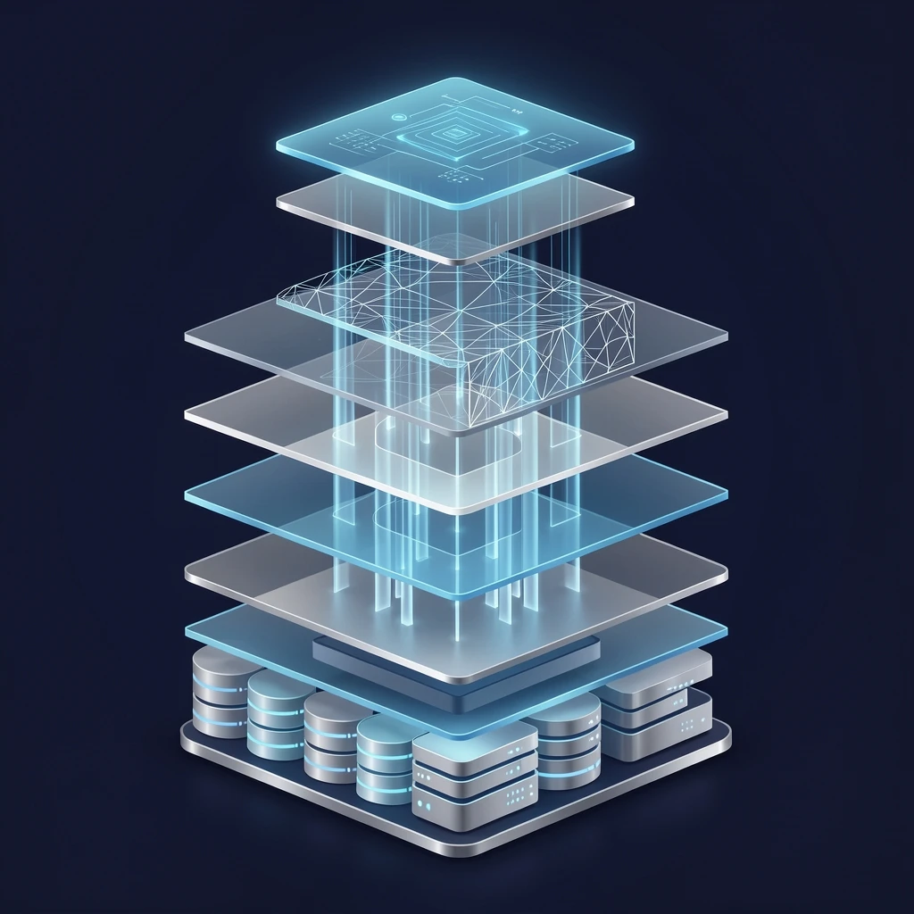 A vertically integrated AI and data platform architecture