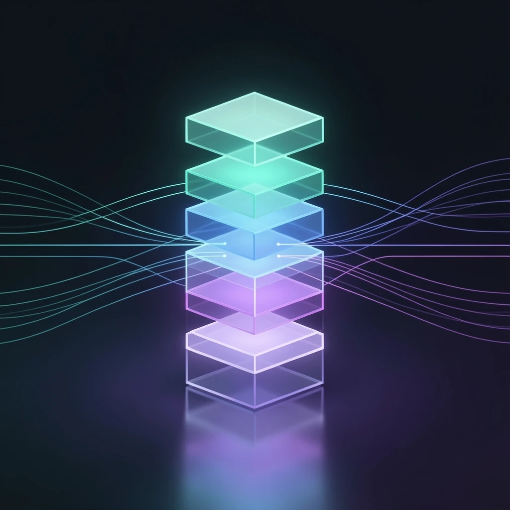 A unified vertically integrated AI and data architecture diagram