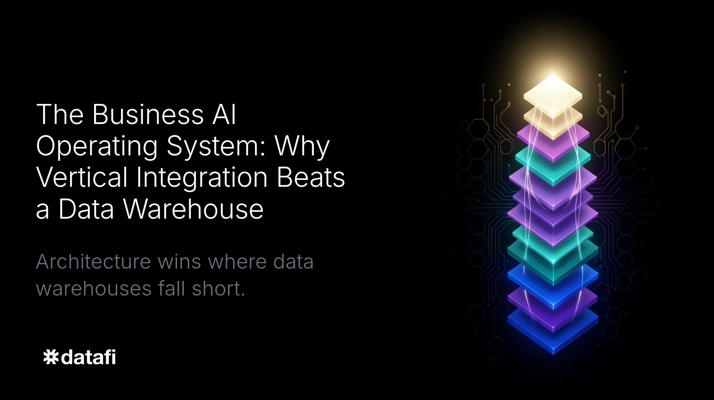 The Business AI Operating System: Why Vertical Integration Beats a Data Warehouse