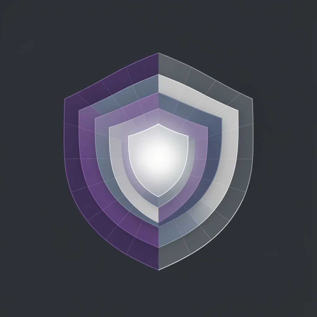 An abstract visualization of layered governance and policy structures enabling secure AI execution at enterprise scale