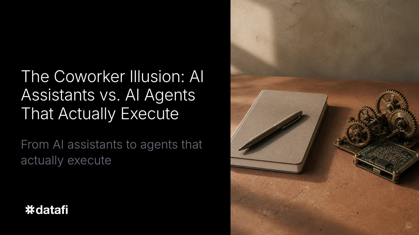 The Coworker Illusion: AI Assistants vs. AI Agents That Actually Execute