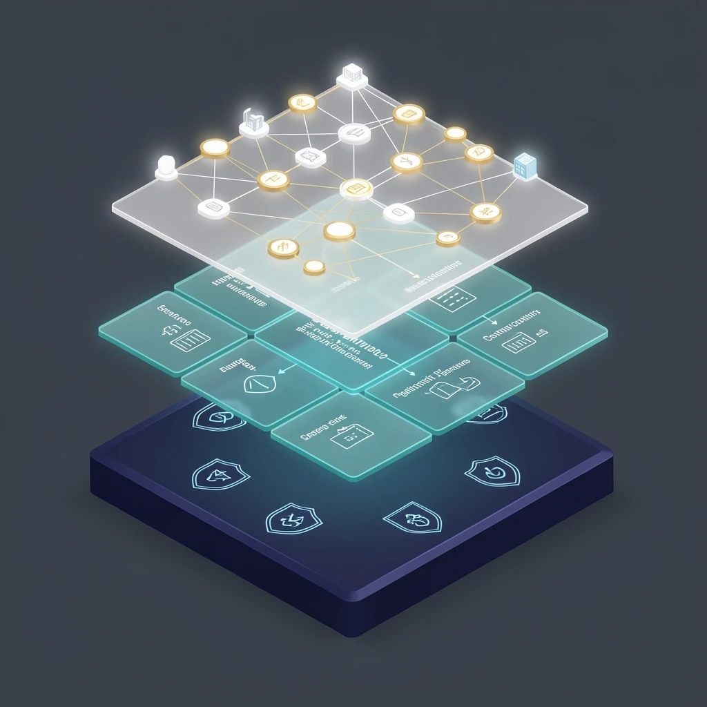 AI operating system architecture connecting governed data sources to business workflows