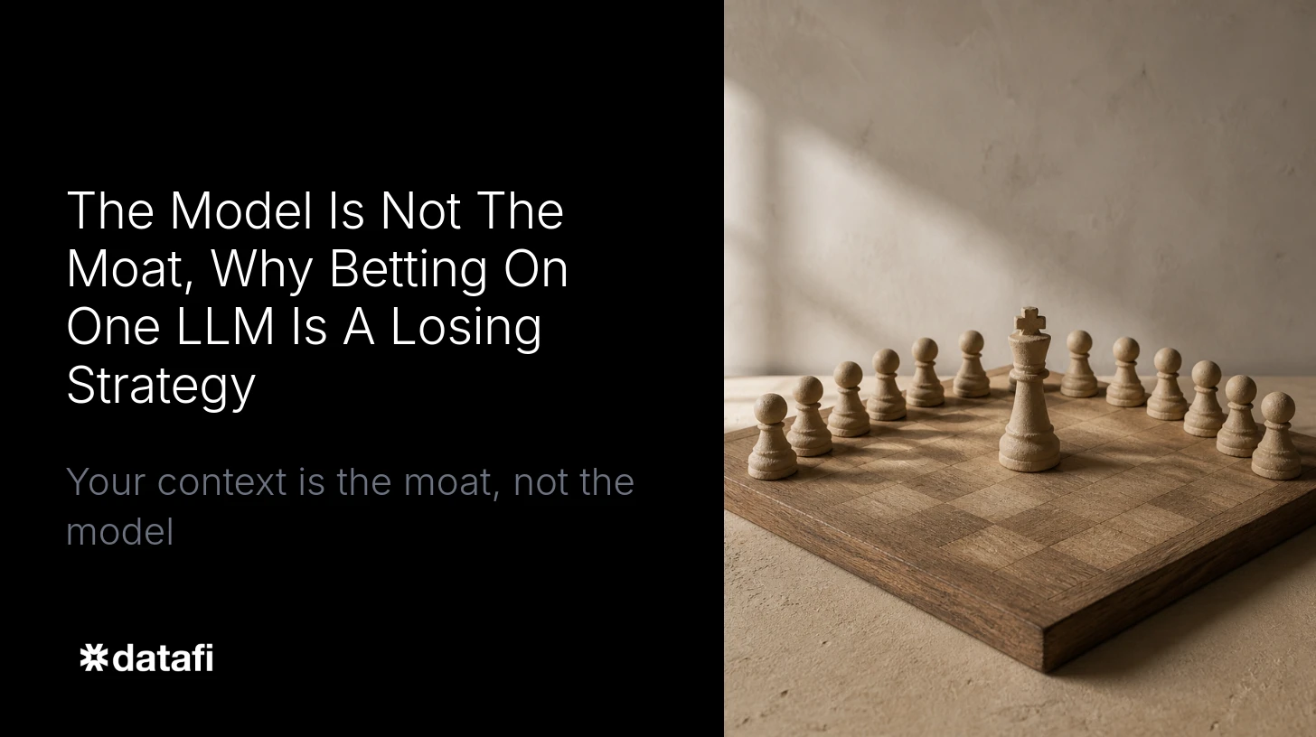 The Model Is Not The Moat, Why Betting On One LLM Is A Losing Strategy