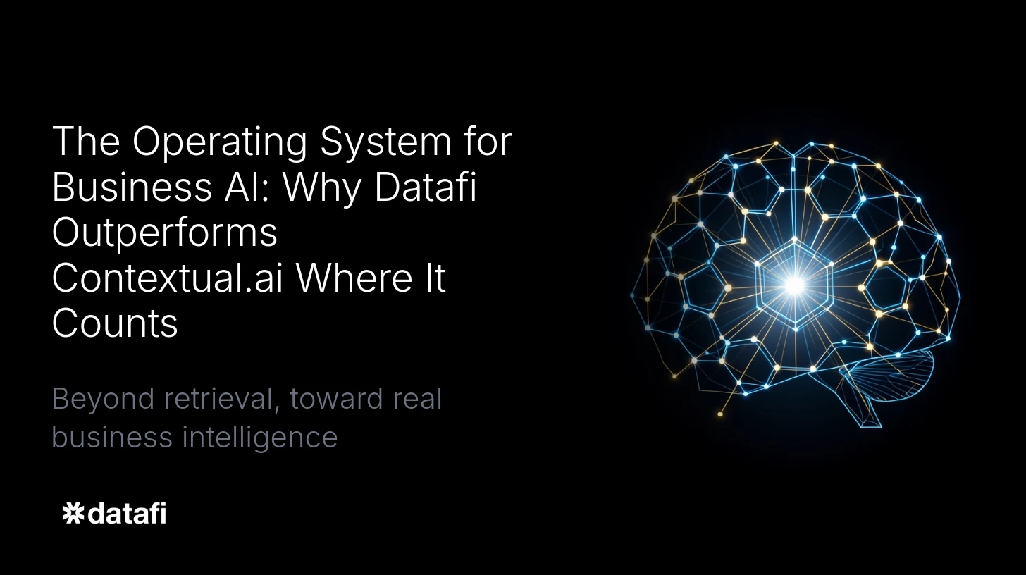 The Operating System for Business AI: Why Datafi Outperforms Contextual.ai Where It Counts