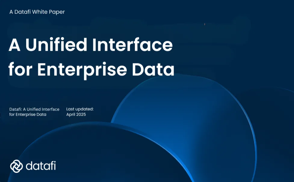 A Unified Interface For Enterprise Data