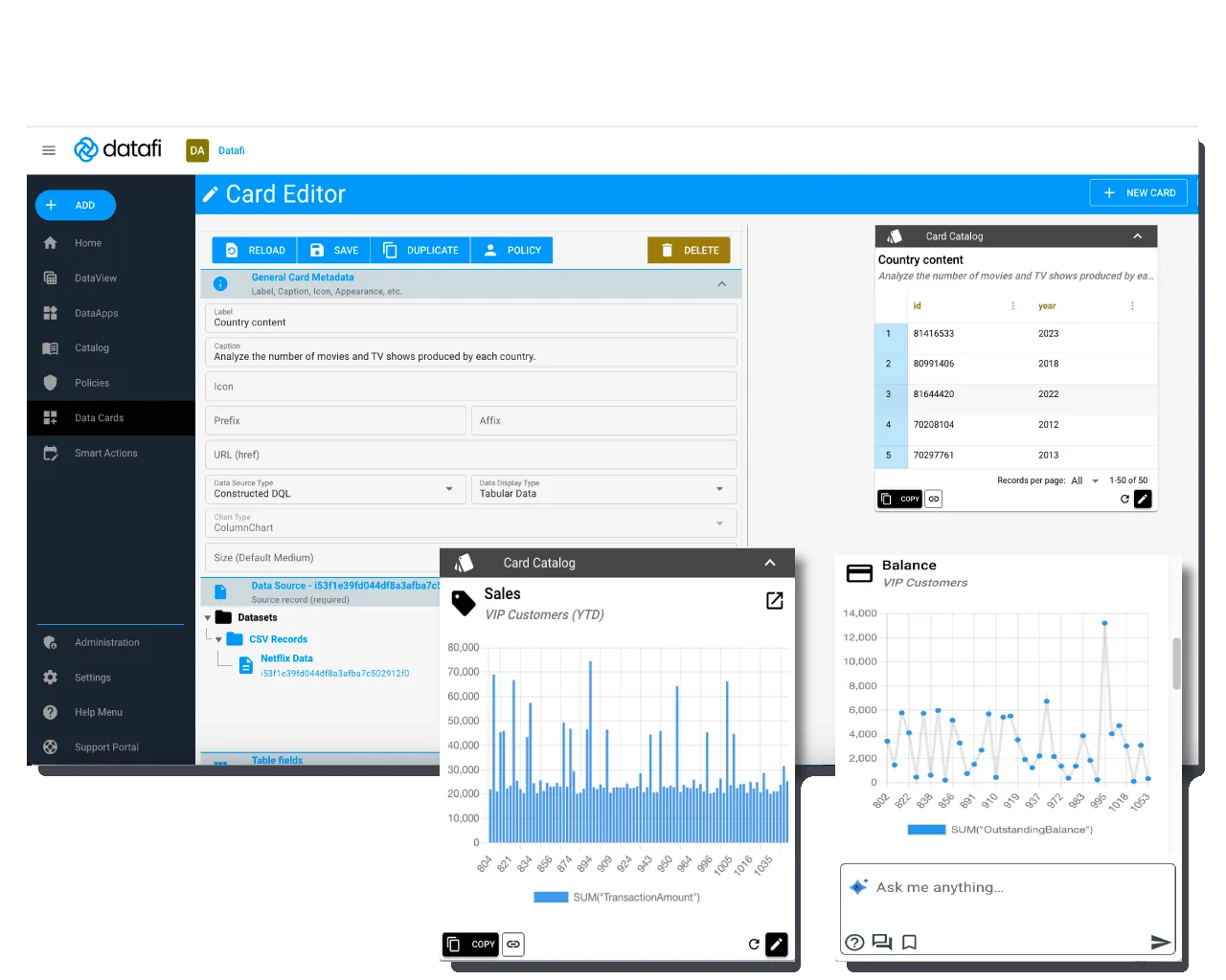 Unlocking More Value with Datafi's Data Cards: The Building Blocks for Your Data Ecosystem