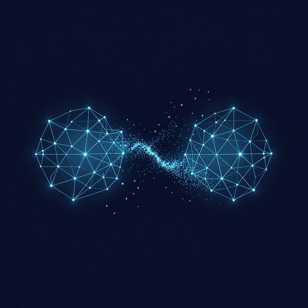 A visual representing fragmented data context and AI reasoning gaps