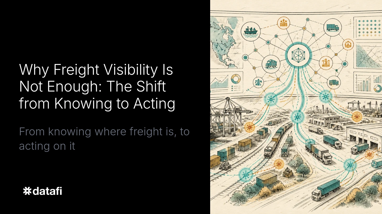 Why Freight Visibility Is Not Enough: The Shift from Knowing to Acting